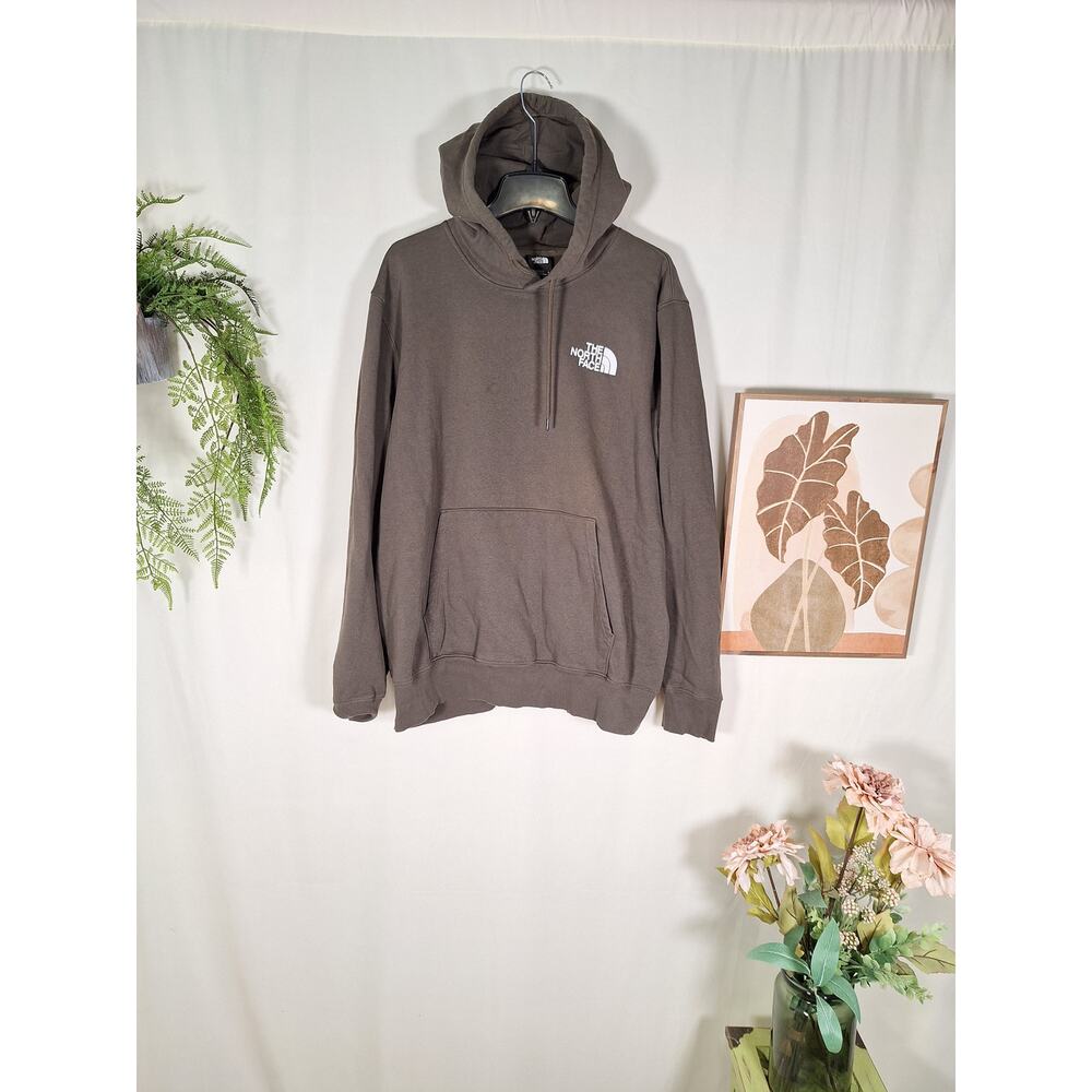 The North Face Men's Green Pull-Over Hoodie XL